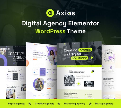 Axios - Digital Agency WordPress Theme - Image 2