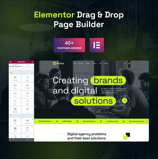 Axios - Digital Agency WordPress Theme - Image 3