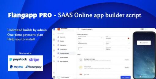 Flangapp - SAAS Online app builder from website [Unlimited license]