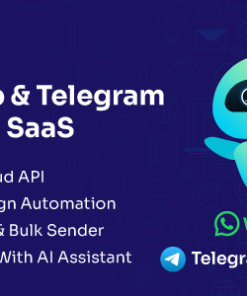 SaleBot - WhatsApp And Telegram Marketing SaaS + Addon + Flutter App for Android and iOS
